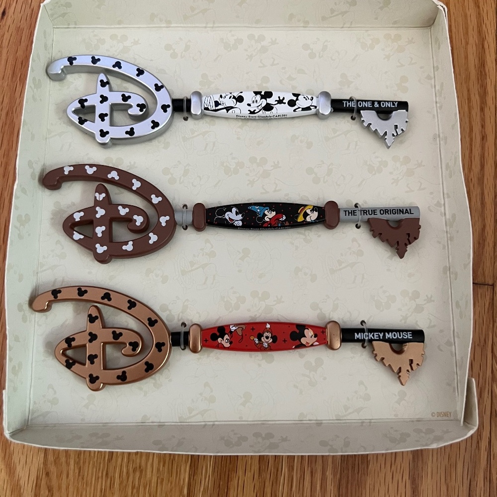 Disney Mickey Through the Years Collectible Key Set Special Edition